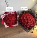 create your own glitter rose bouquet