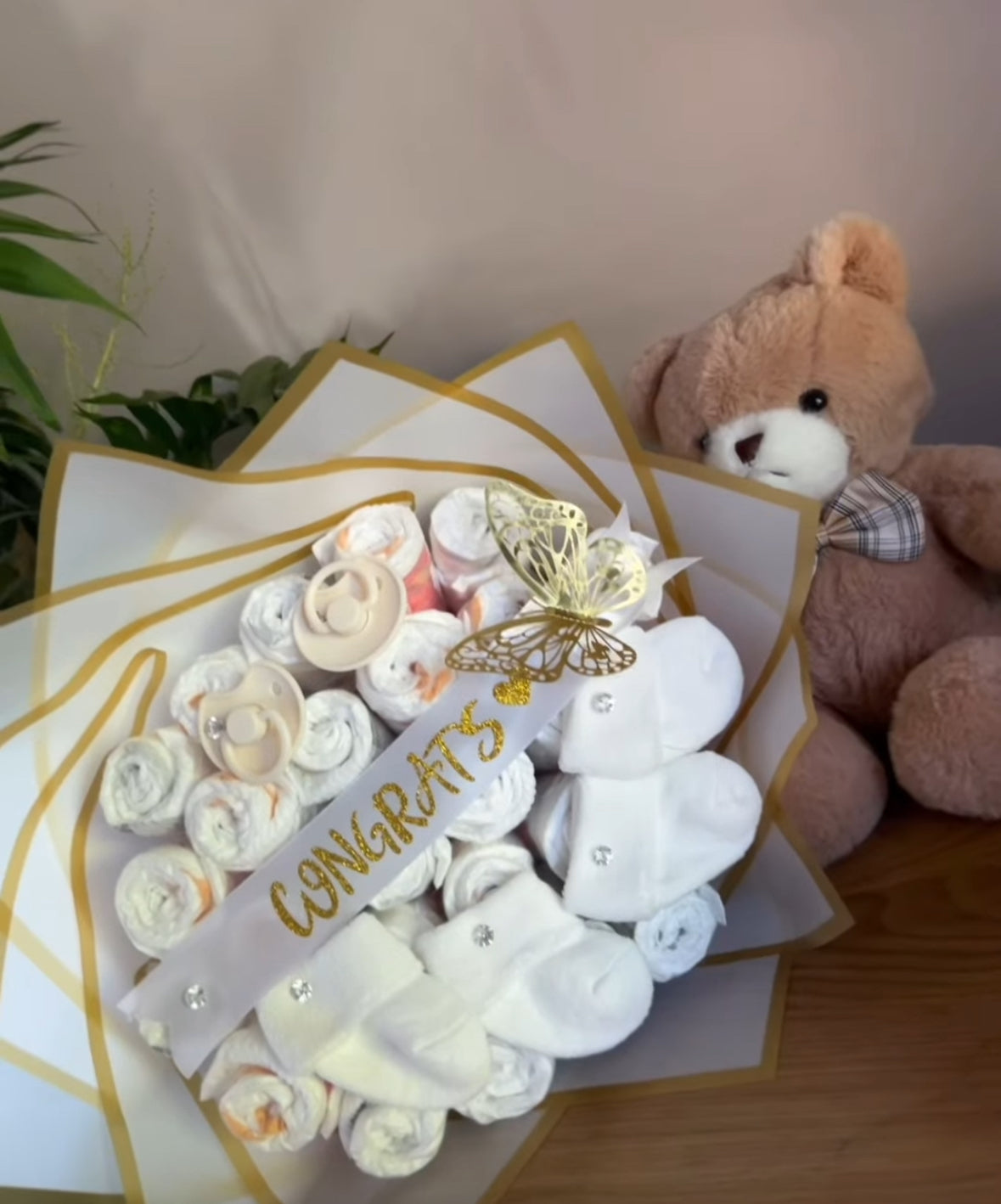 Useable Nappy bouquet