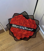 Heart shape 30 rose bouquet