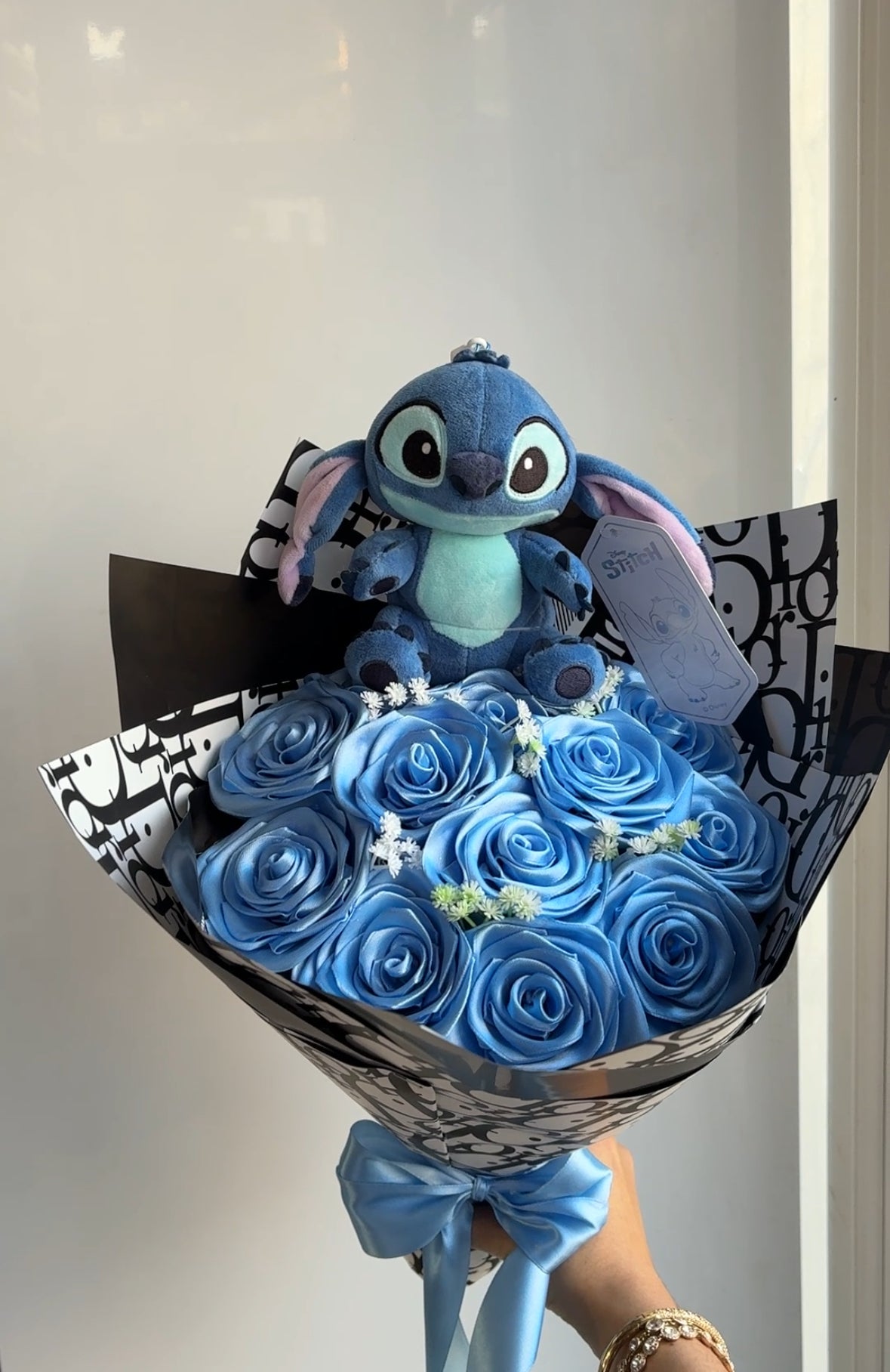 Stitch themed bouquet