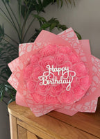 Glittery birthday topper