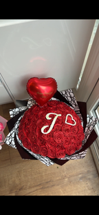 Large glitter rose bouquet ( NOT INC ADD ONS)